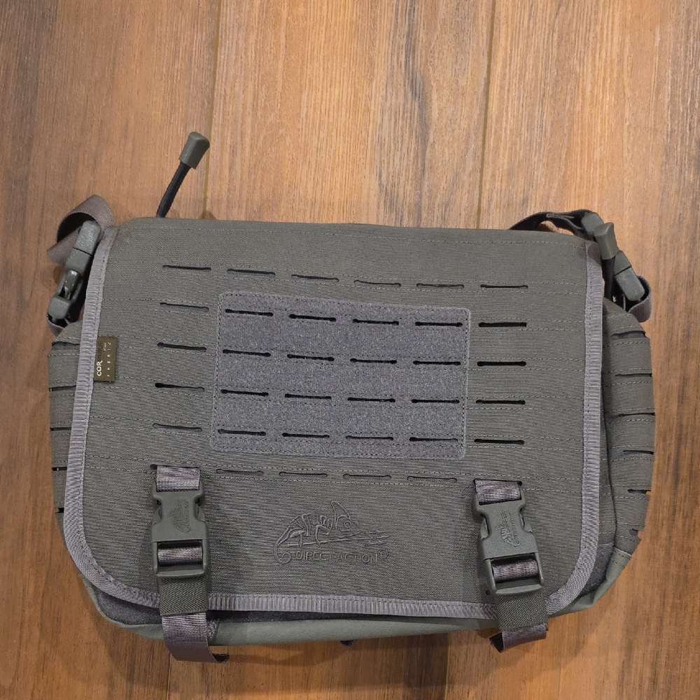 Rugged Olive Green Tactical Messenger Bag